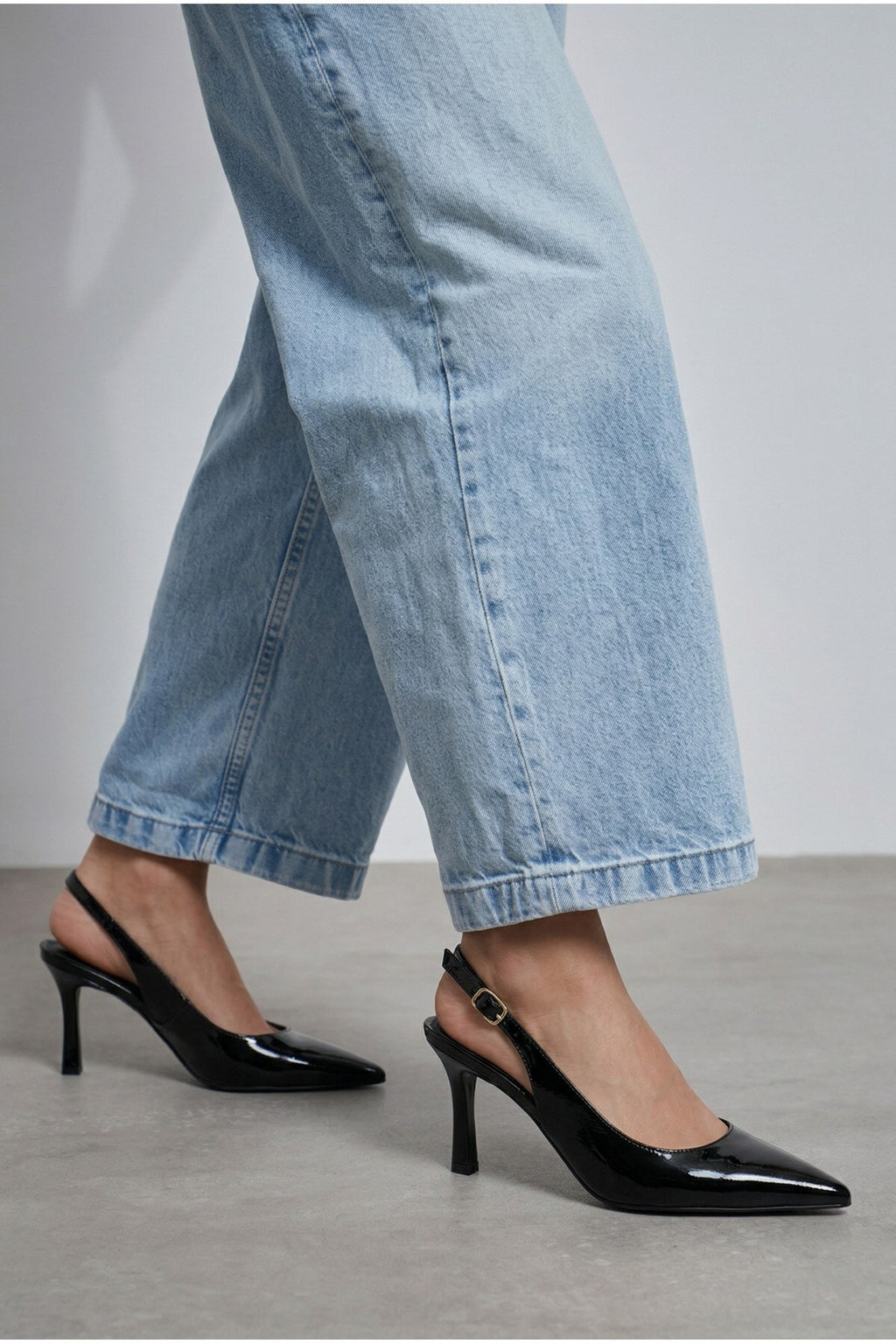 Kadın Sivri Burun Bantlı İnce Topuklu Stiletto Abiye Ofis Düğün Kadın Topuklu Ayakkabı - Görsel 10
