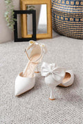 Kadın fiyonklu🎀 Abiye Rugan Topuklu 7cm şık Ayakkabı