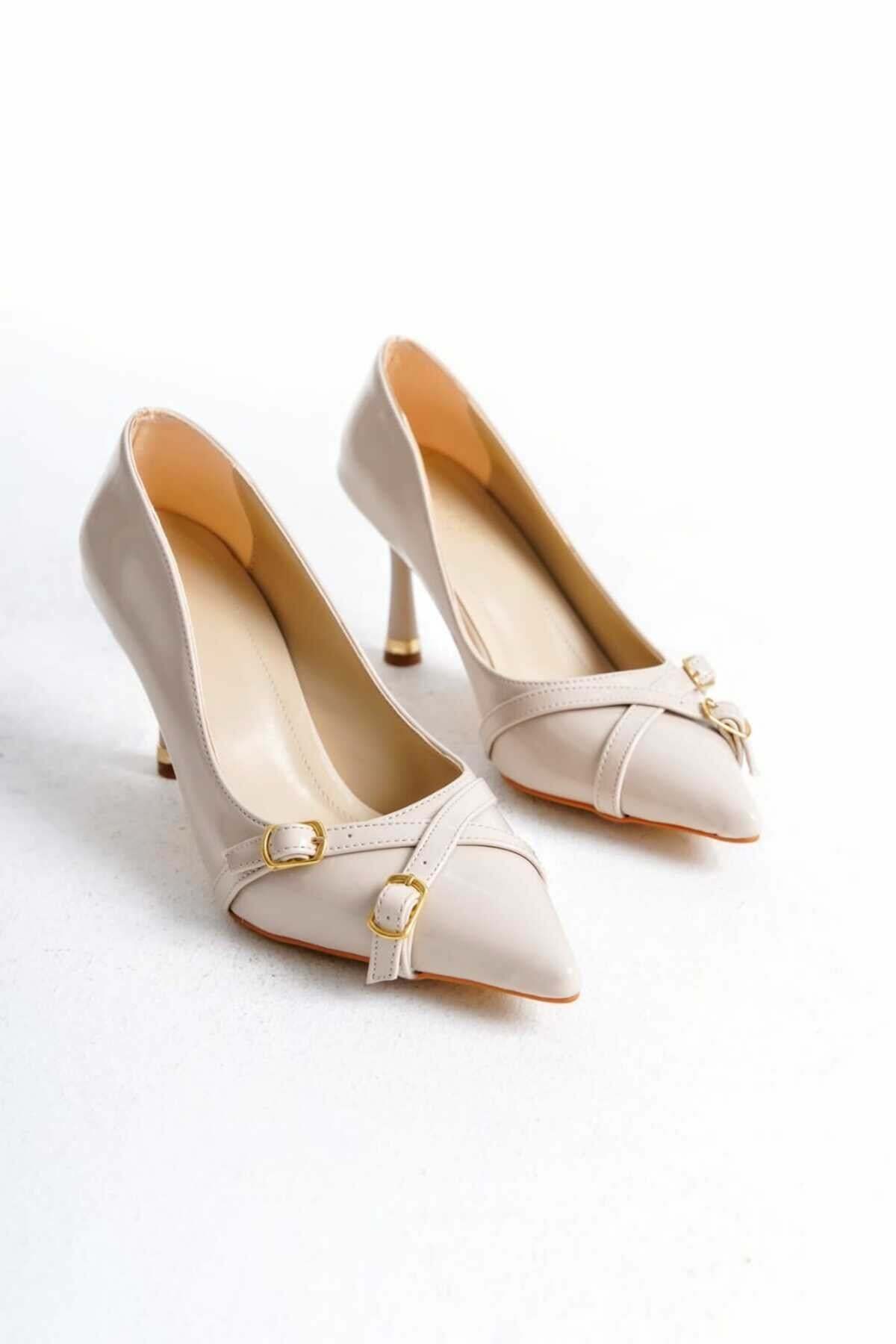 KADIN  Stiletto Rugan Arkası Kapalı Şık Kadın Stiletto - Görsel 9