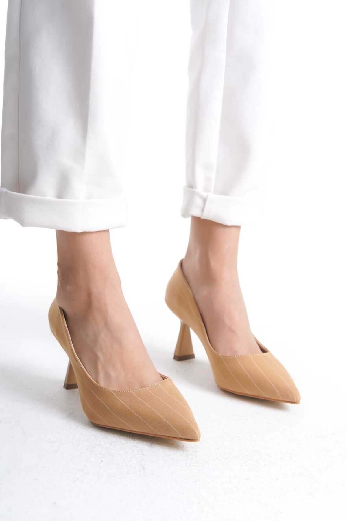 KADIN  Stiletto Arkası Kapalı Şık Kadın Stiletto - Görsel 12