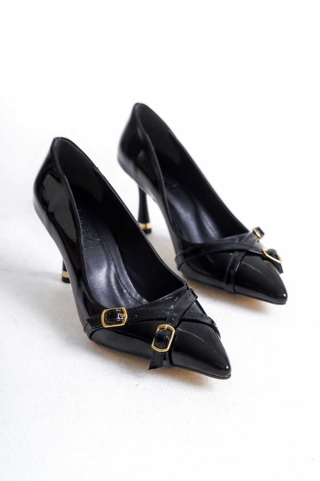 KADIN  Stiletto Rugan Arkası Kapalı Şık Kadın Stiletto - Görsel 10
