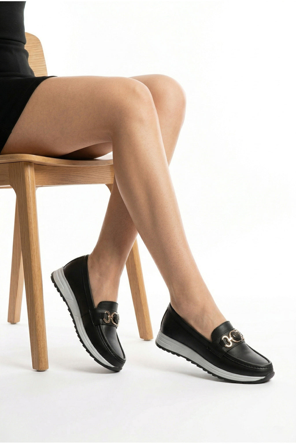 Kadın Bej Ortopedik Loafer Günlük Loafer Ayakkabı - Görsel 4