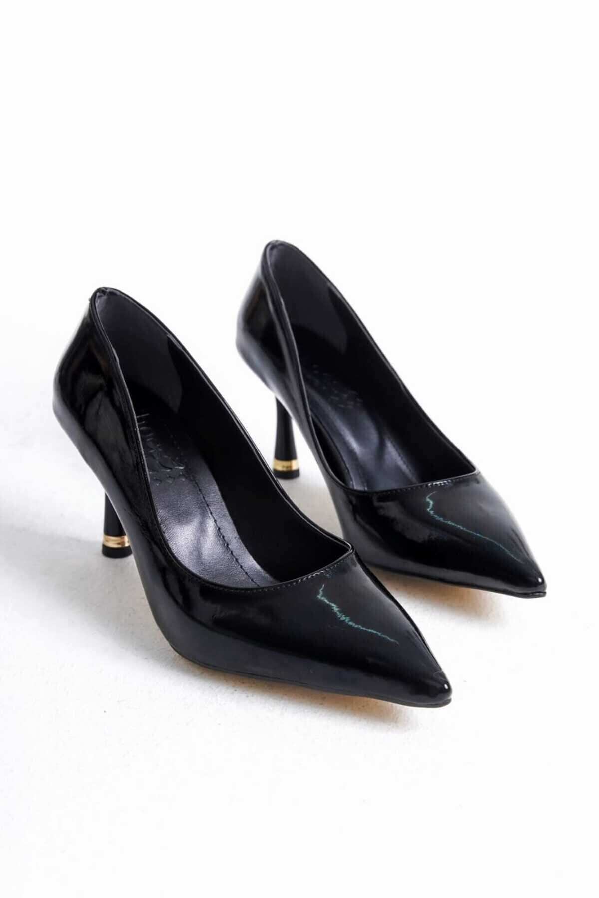 KADIN  Stiletto Rugan Arkası Kapalı Şık Kadın Stiletto - Görsel 3