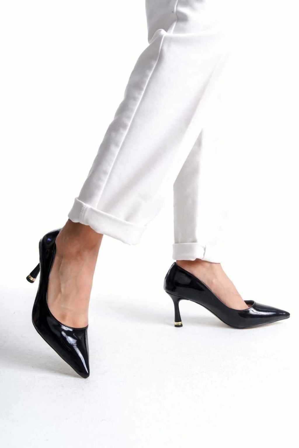 KADIN  Stiletto Rugan Arkası Kapalı Şık Kadın Stiletto - Görsel 6