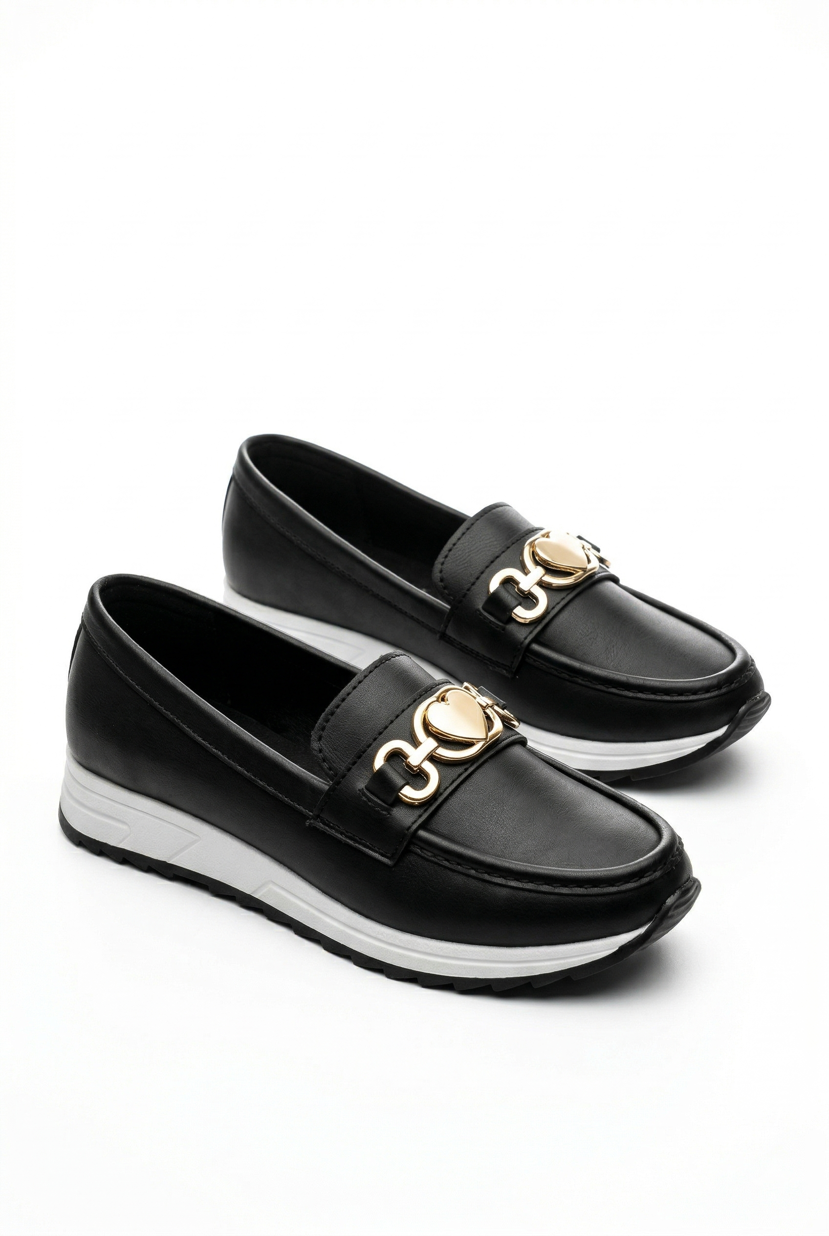 Kadın Siyah Ortopedik Loafer Günlük Loafer Ayakkabı