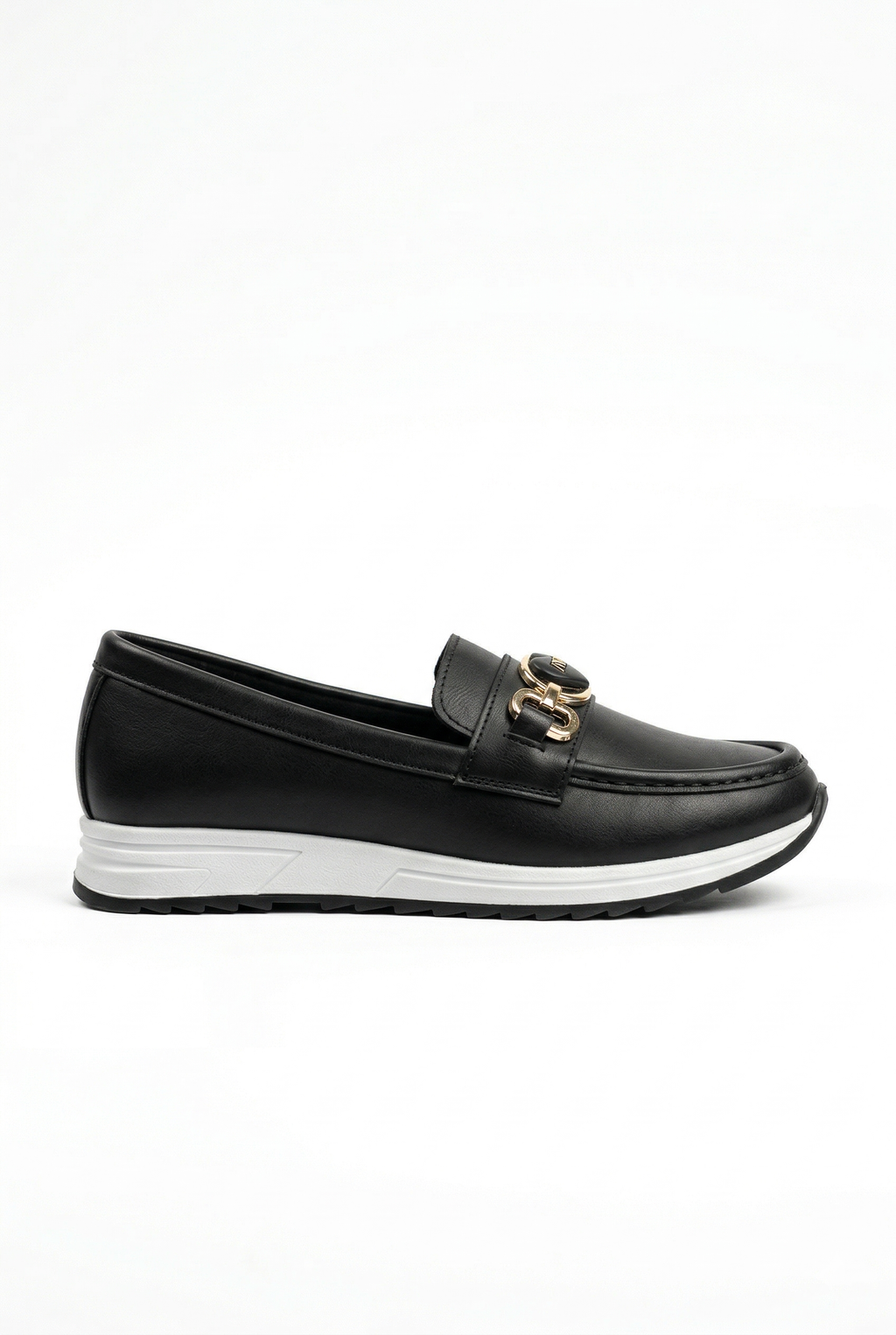 Kadın Siyah Ortopedik Loafer Günlük Loafer Ayakkabı