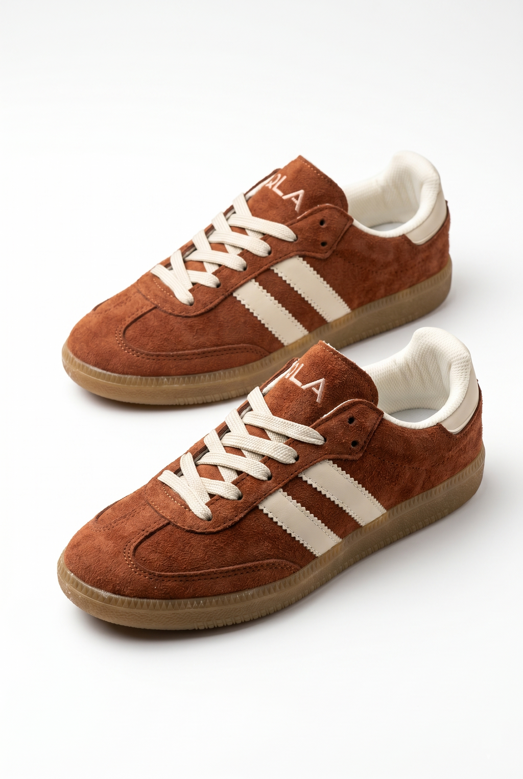 Kadın Turuncu Süet Kadın Retro Spor Ayakkabı TE02
